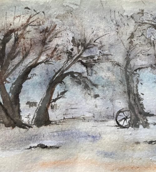 Wintery trees